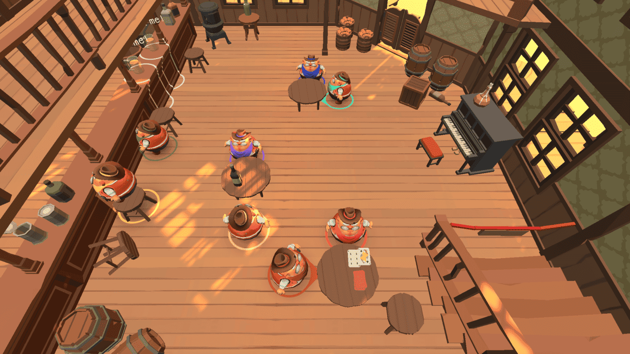 Chowboys: Last Call – Race for the last milk at the saloon—and avoid getting body-slammed by thirsty patrons.. Action, Party Game, Chaos, Multiplayer – 2-8 players.